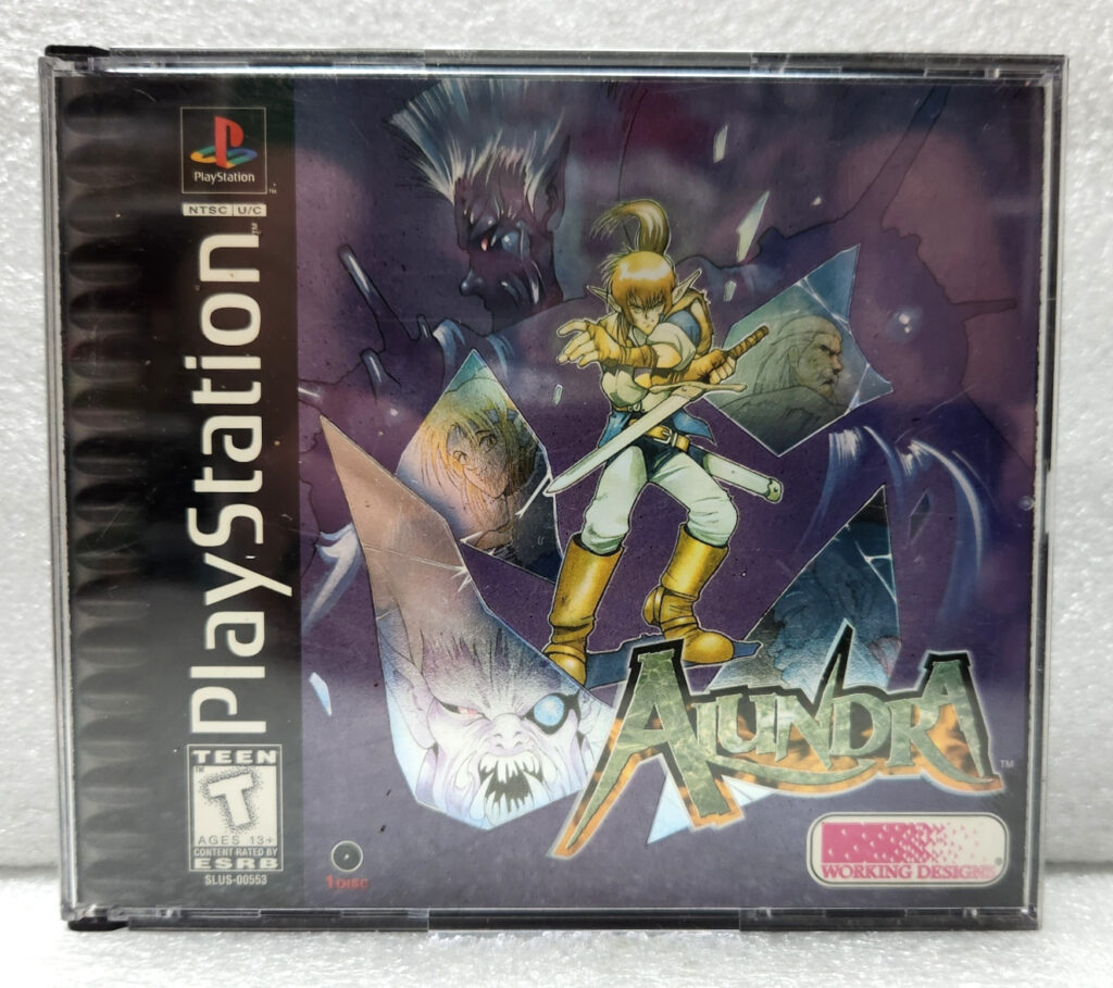 1997 Working Designs Alundra Video Game for Playstation Complete in Case