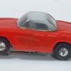 Atlas 1962 Chevrolet Corvette Slot Car in Red with White Hardtop 4