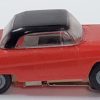 Atlas 1962 Chevy Impala HO Slot Car in Red with Black Hardtop 3