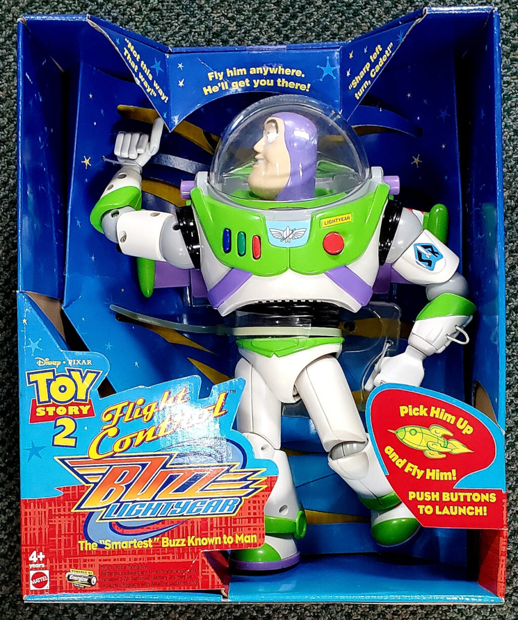 MIB Mattel Toy Story 2 Flight Control Buzz Lightyear Mint in Sealed Box 1
