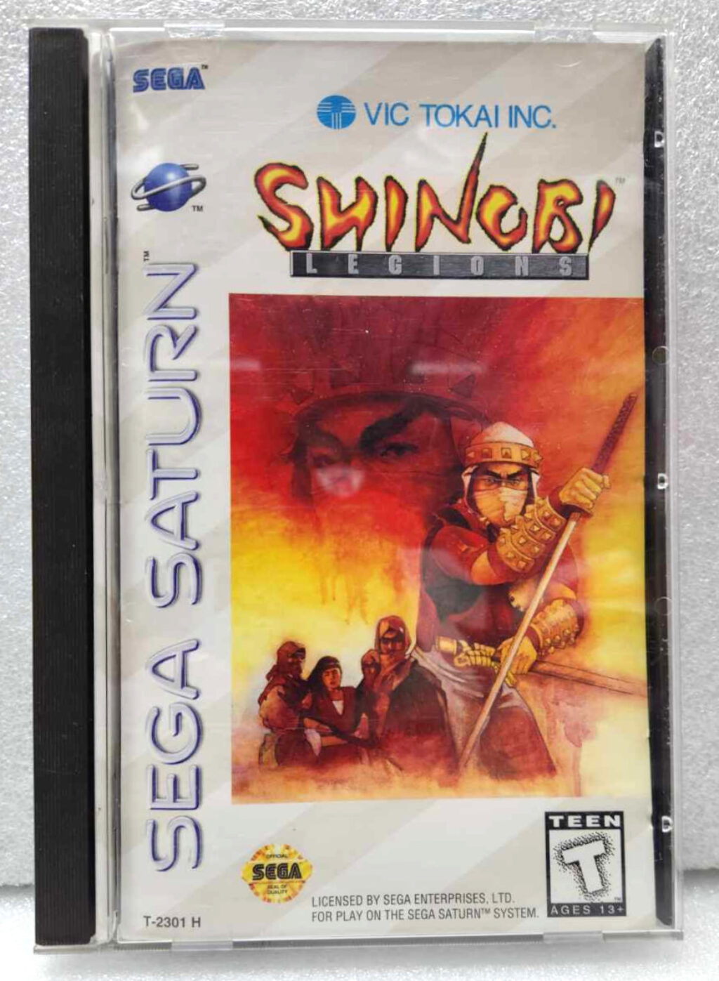 1995 Vic Tokai Inc Shinobi Legions Video Game for Sega Saturn Complete in Case