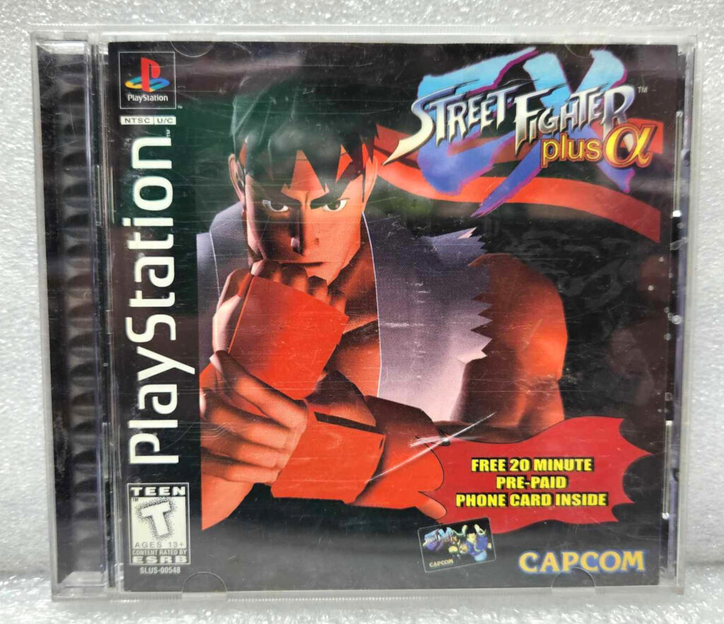 1997 Capcom Street Fighter EX Plus Alpha Video Game for Playstation Complete in Case