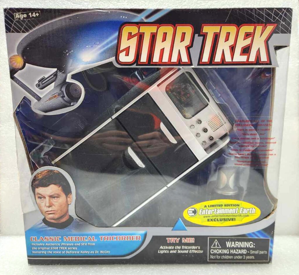 MIB Diamond Select Toys Entertainment Earth Exclusive Star Trek Classic Medical Tricorder