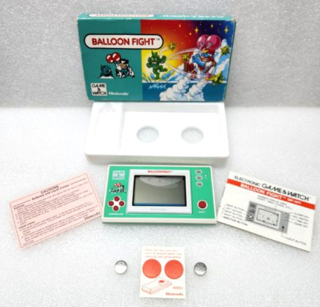 1988 Nintendo Game & Watch Balloon Fight Complete in Box