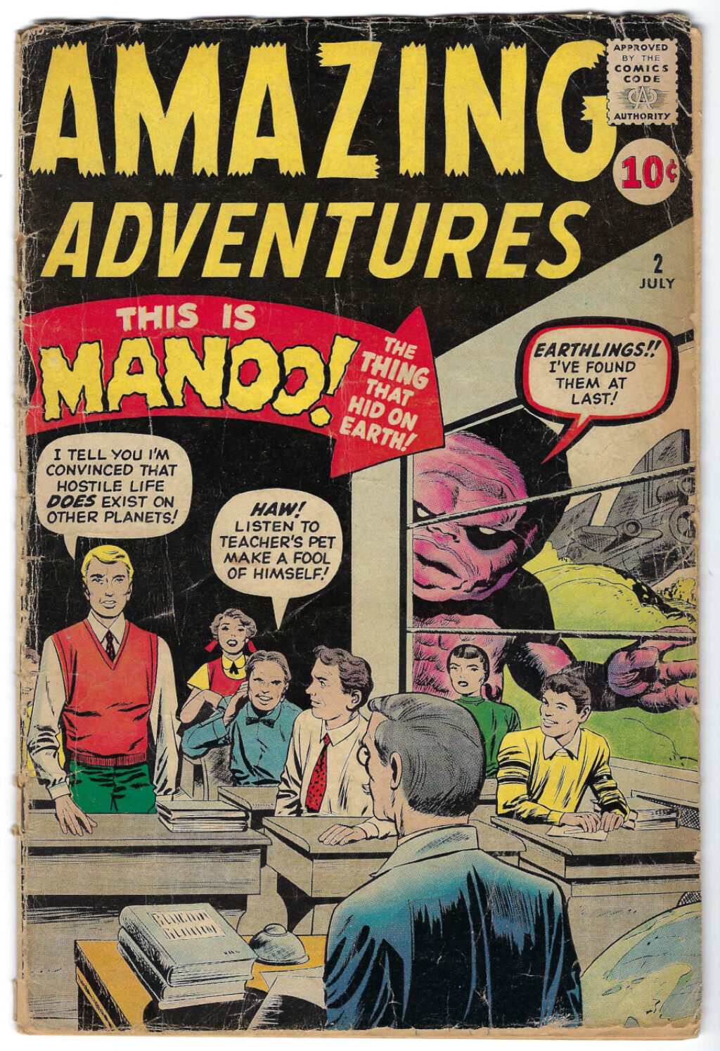 Atlas Magazines Amazing Adventures #2: 1st Appearance of Manoo 1