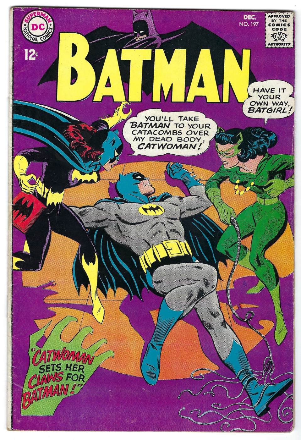 DC Comics Batman (1940) #197: 1st Appearance of Batgirl (Barbara Gordon) in Batman