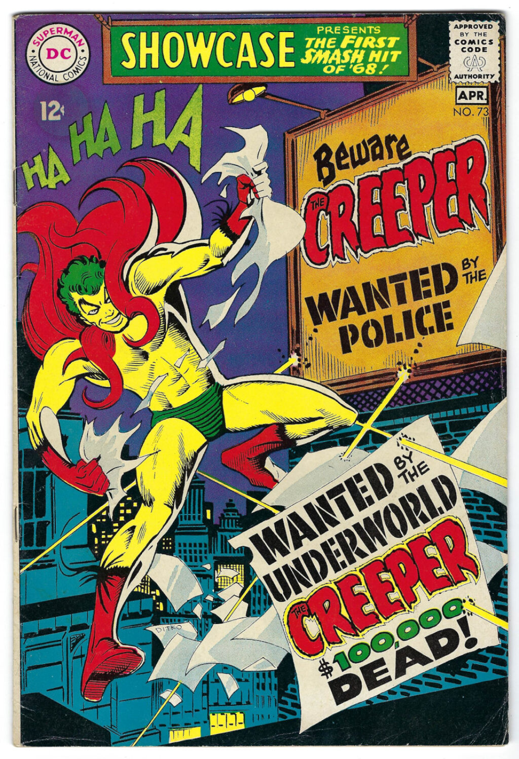DC Comics Showcase (1956) #73: 1st Appearance of The Creeper 1