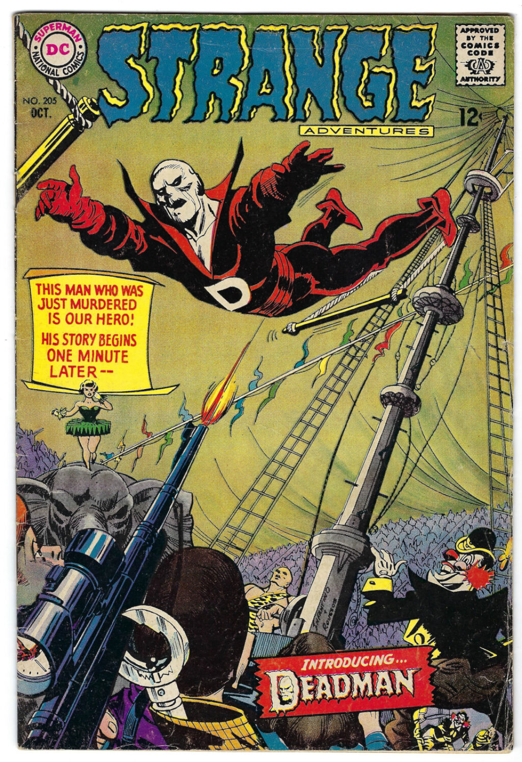 DC Comics Strange Adventures (1950) #205: 1st Appearance of Deadman 1