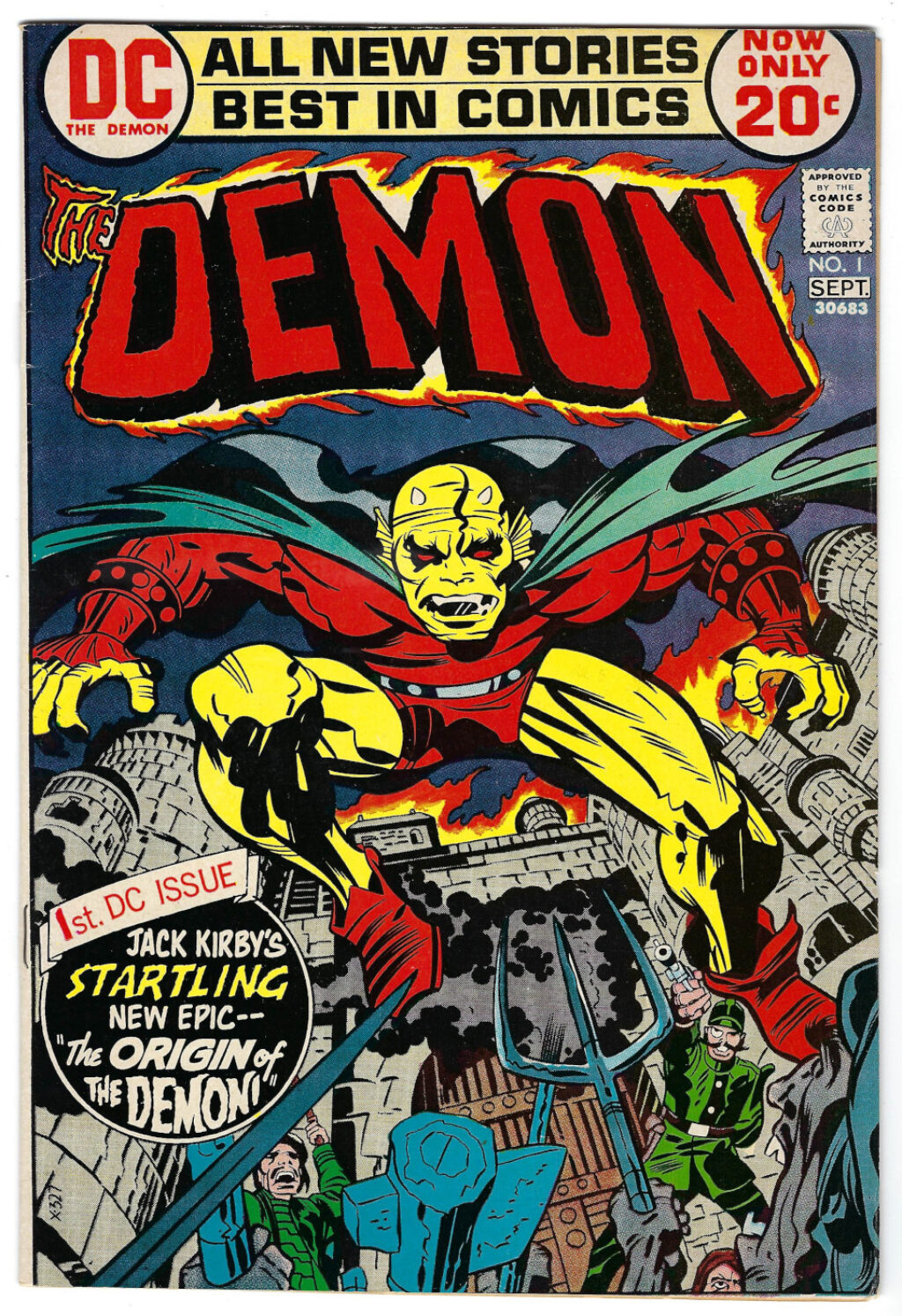 DC Comics The Demon (1972) #1: 1st Appearance of Etrigan The Demon - High Grade 1