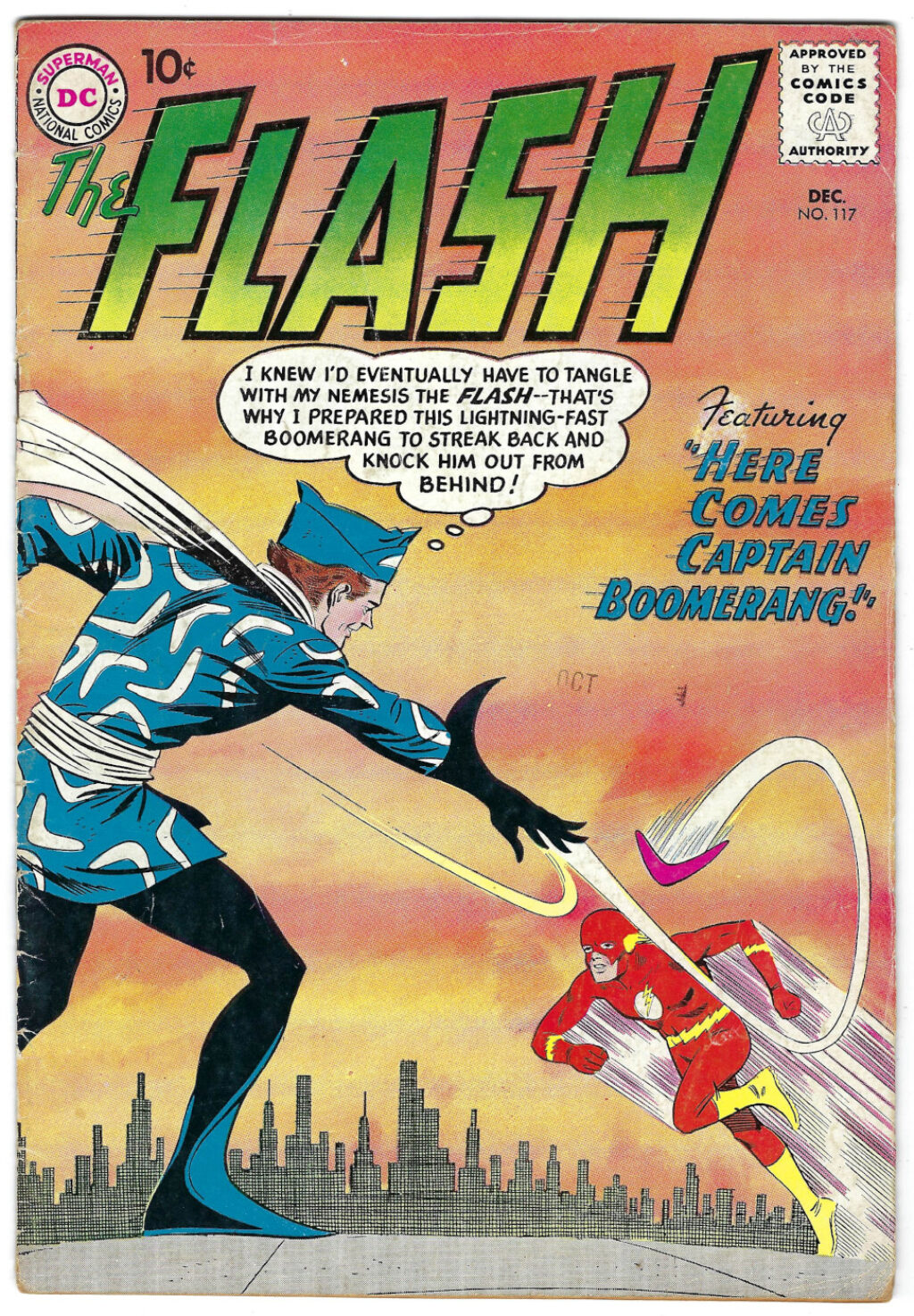 DC Comics The Flash (1959) #117: 1st Appearance of Captain Boomerang 1