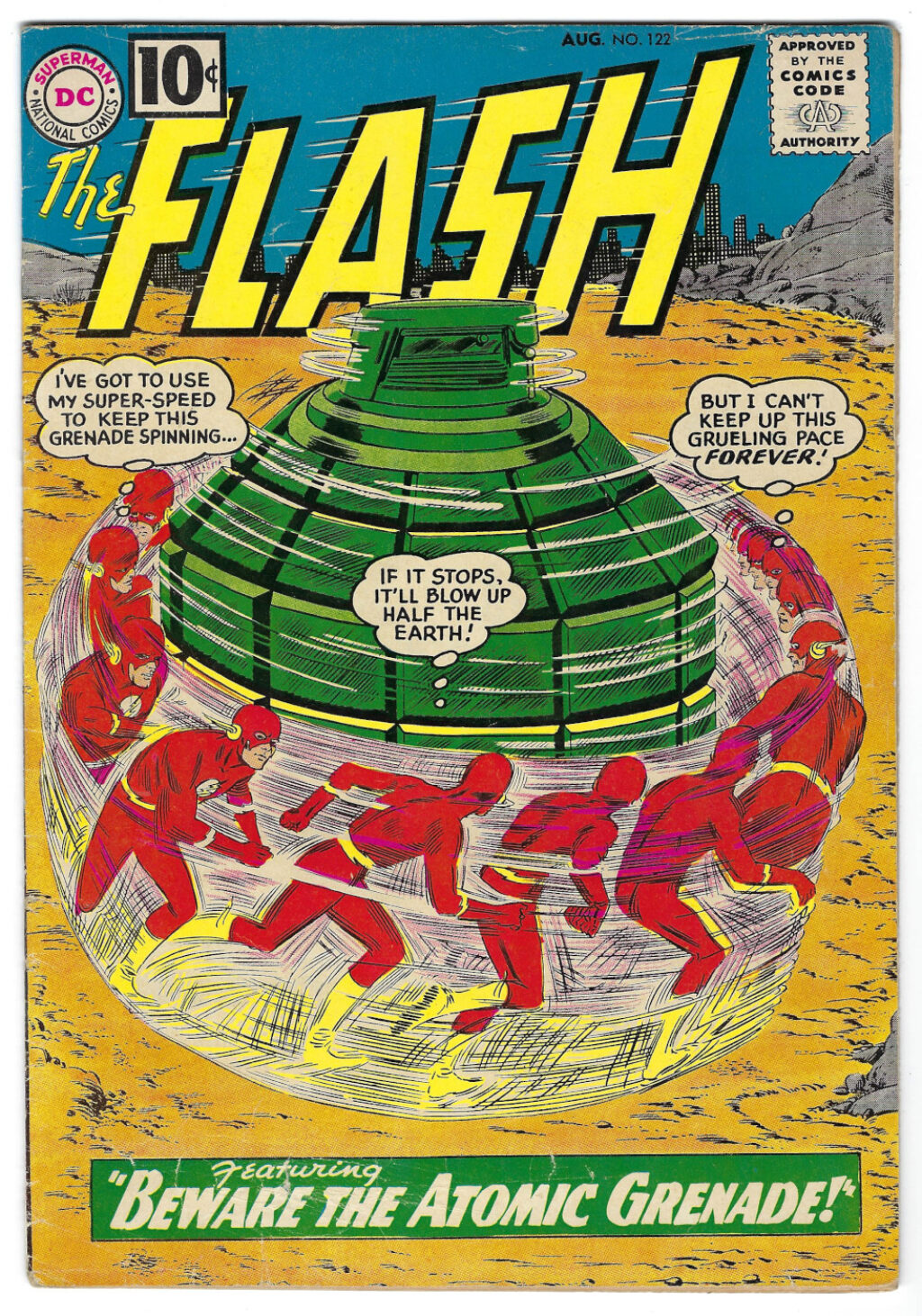 DC Comics The Flash (1959) #122: 1st Appearance and Origin of The Top 1
