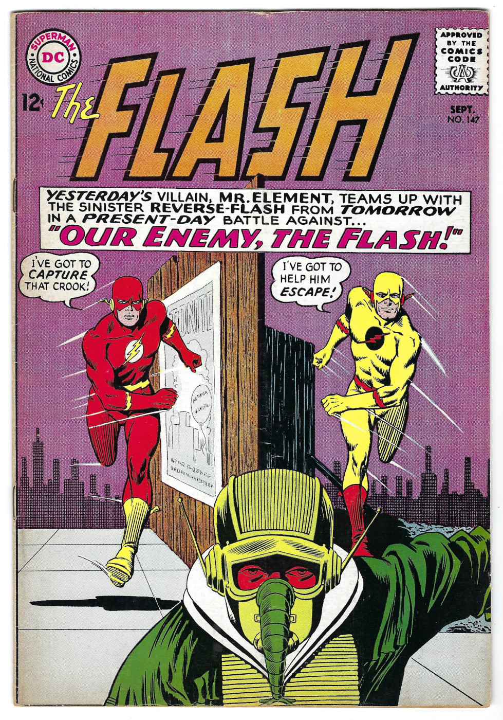 DC Comics The Flash (1959) #147: 2nd Appearance of Reverse Flash 1