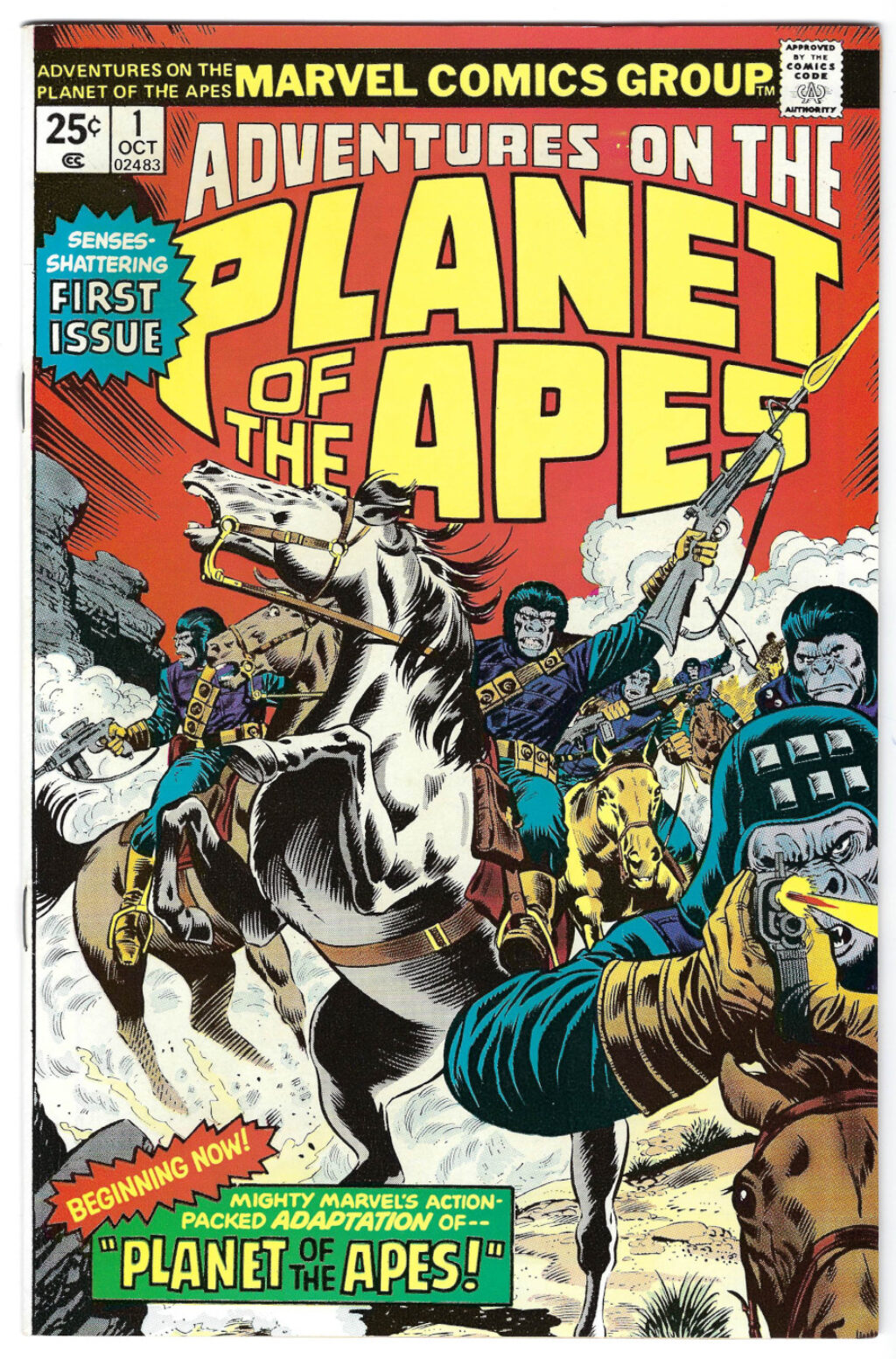 Marvel Comics Adventures on the Planet of the Apes #1: 1st Appearance in Comic Book Format 1