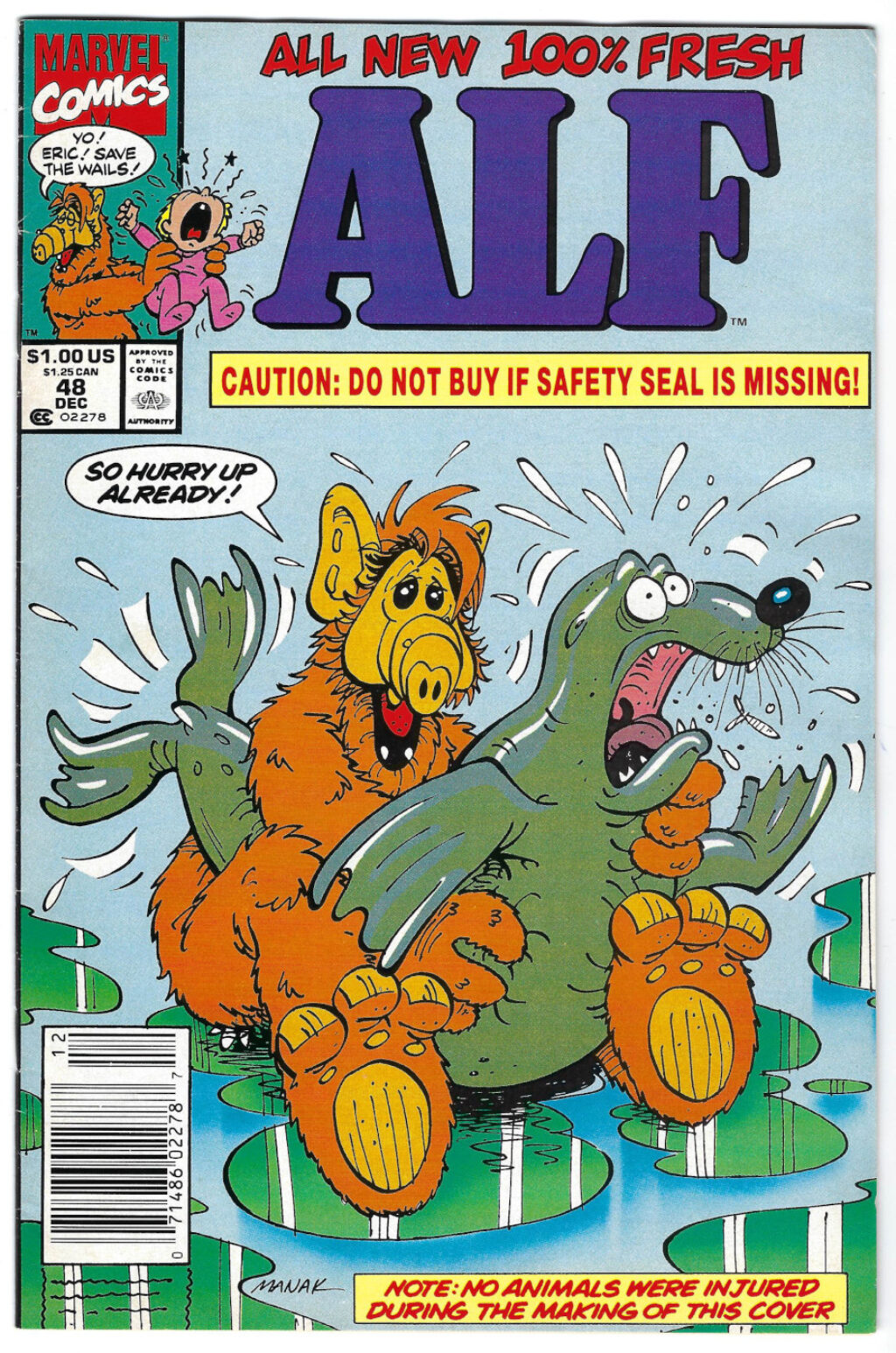 Marvel Comics Alf #48: Controversial Cover 1