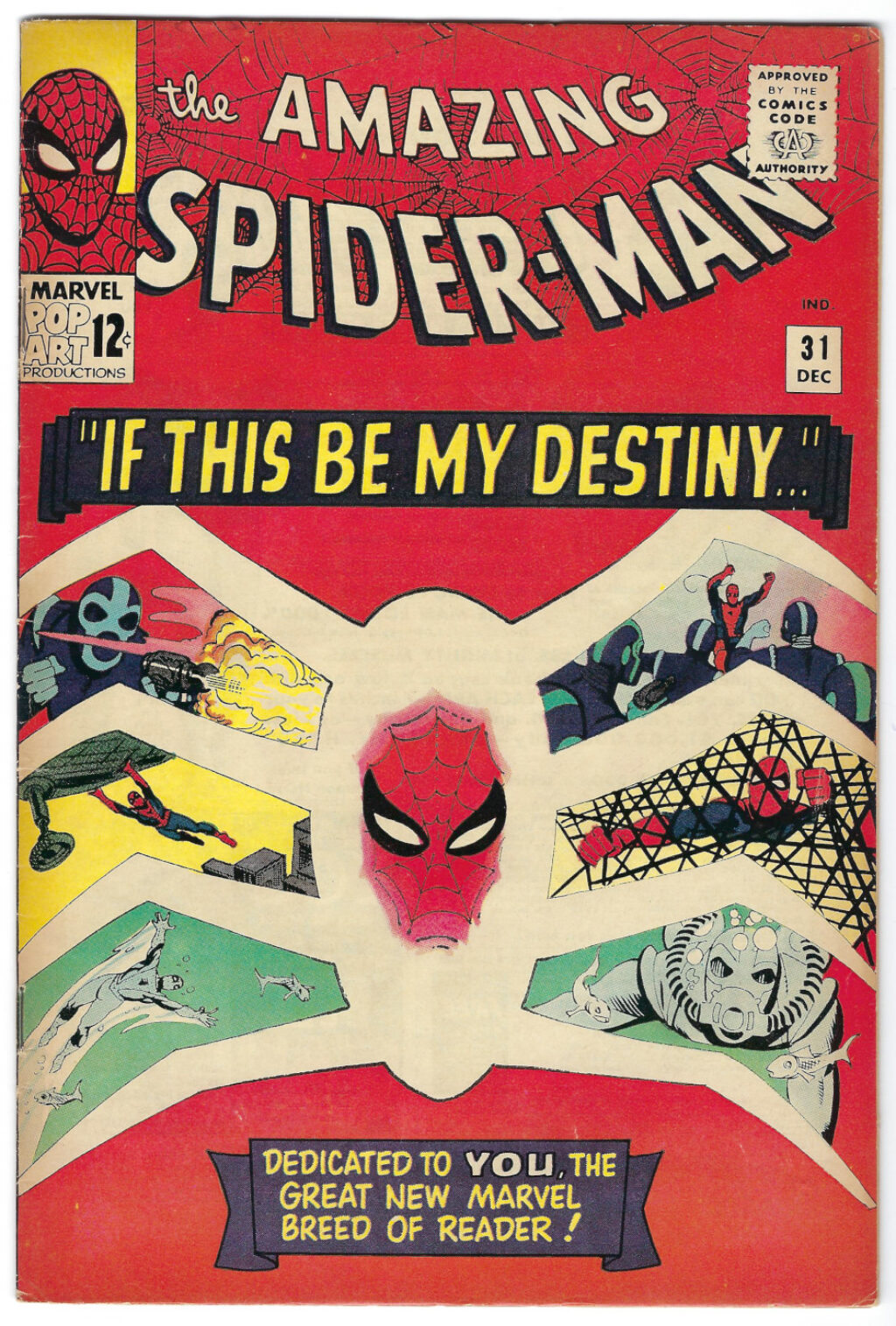 Marvel Comics Amazing Spider-Man (1963) #31: 1st Appearance of Gwen Stacy and Harry Osborn 1