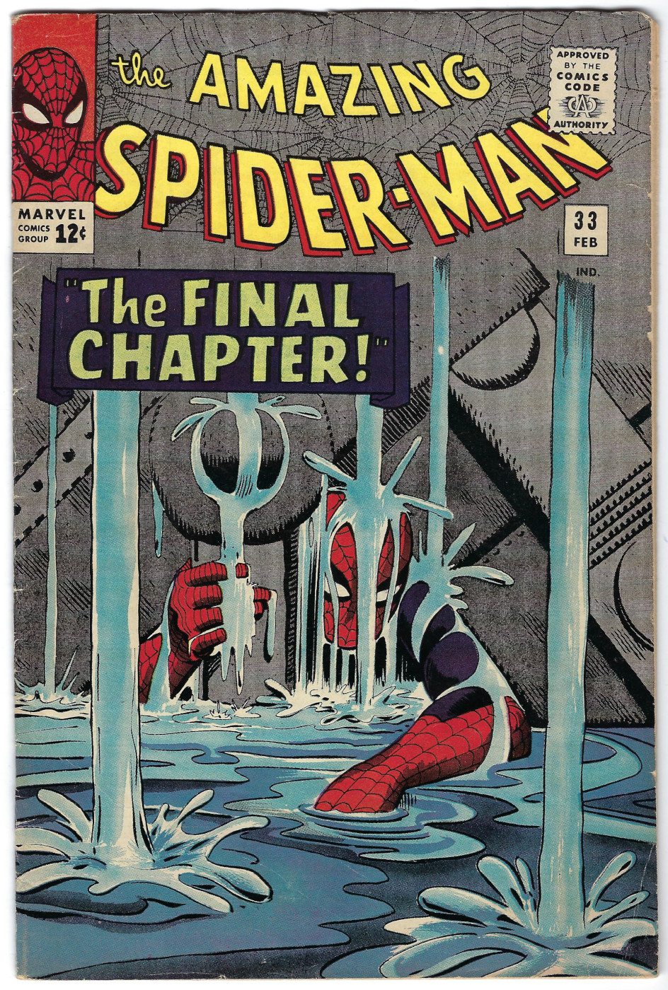 Marvel Comics Amazing Spider-Man (1963) #33: Iconic Ditko Cover 1