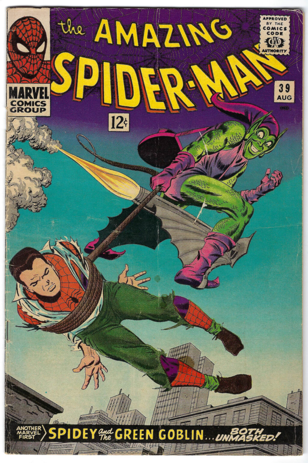 Marvel Comics Amazing Spider-Man (1963) #39: John Romita Art Begins 1