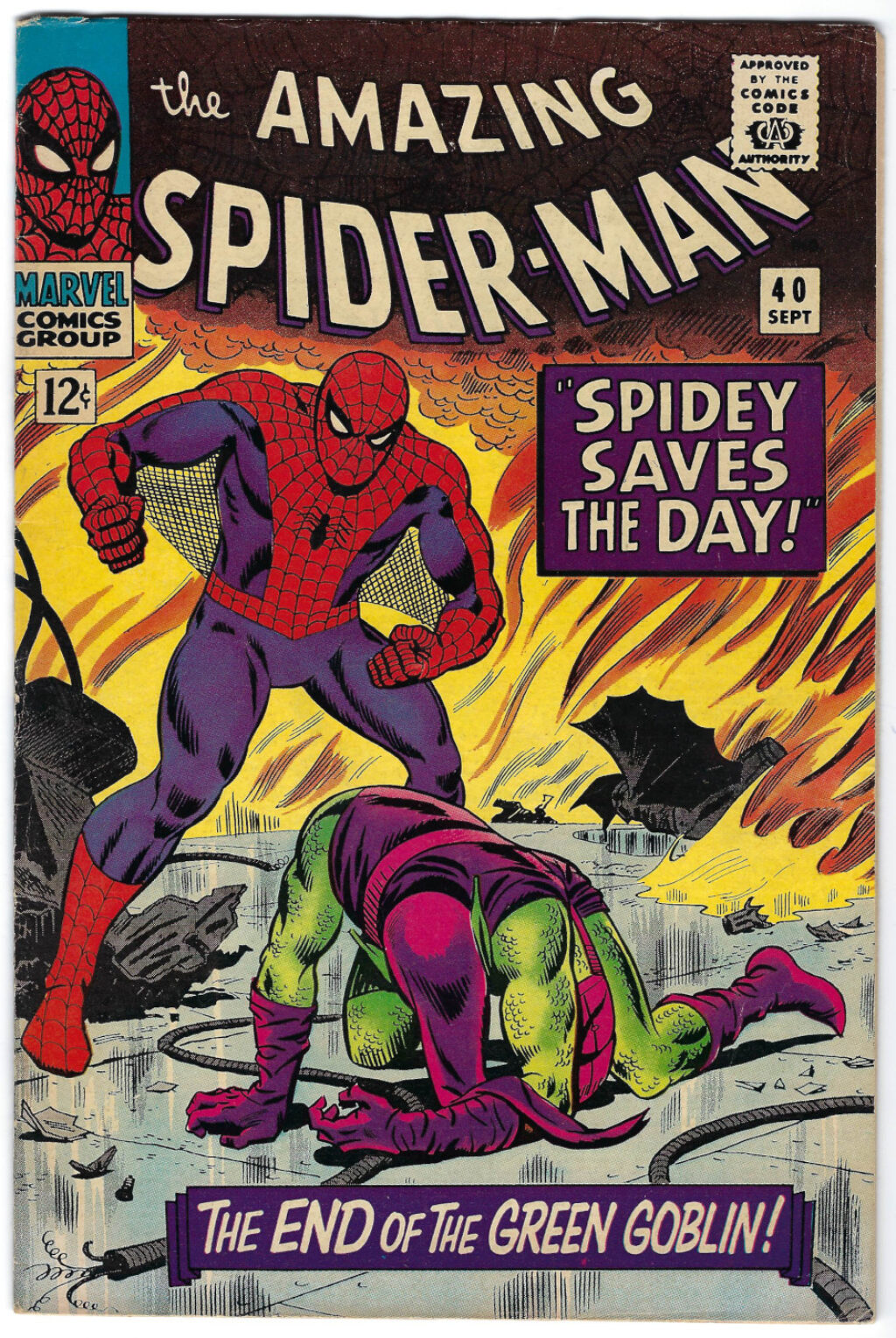 Marvel Comics Amazing Spider-Man (1963) #40: Green Goblin Unmasked 1