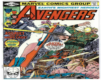 Marvel Comics Avengers (1963) #195: 1st (Brief) Appearance of Taskmaster