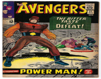 Marvel Comics Avengers (1963) #21: 1st Appearance of Power Man