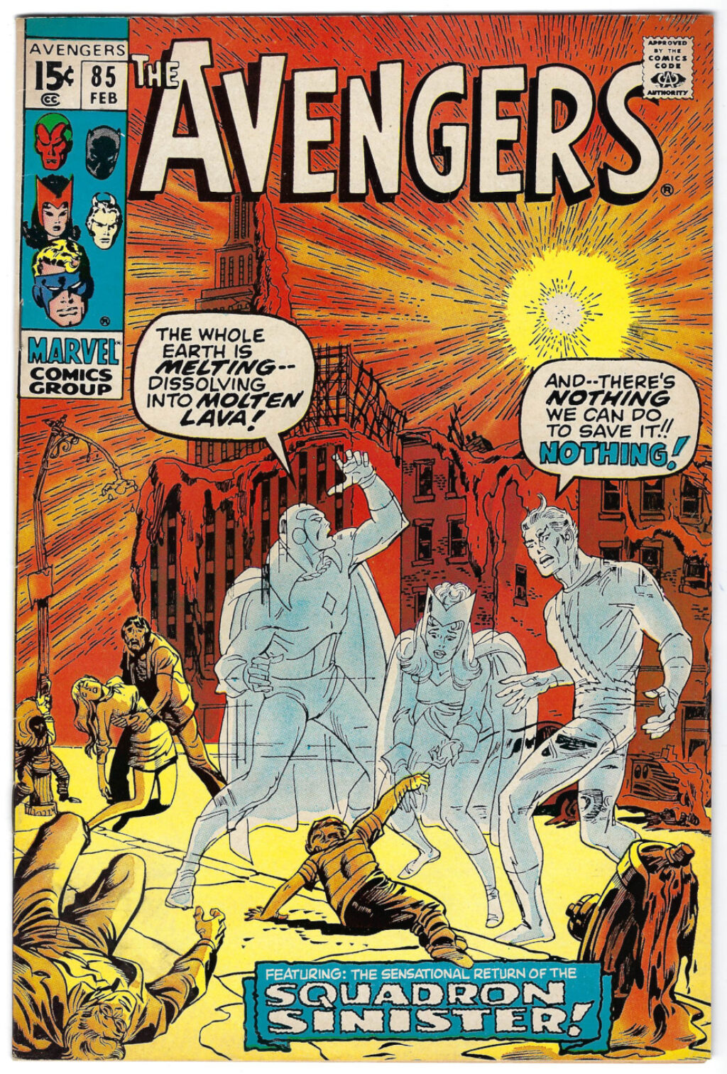 Marvel Comics Avengers (1963) #85: 1st Appearance of Squadron Supreme 1