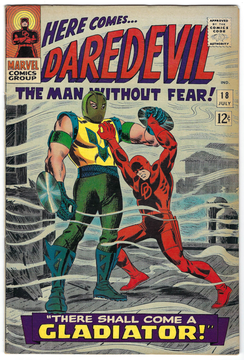Marvel Comics Daredevil (1964) #18: 1st Appearance of Gladiator - High Grade 1