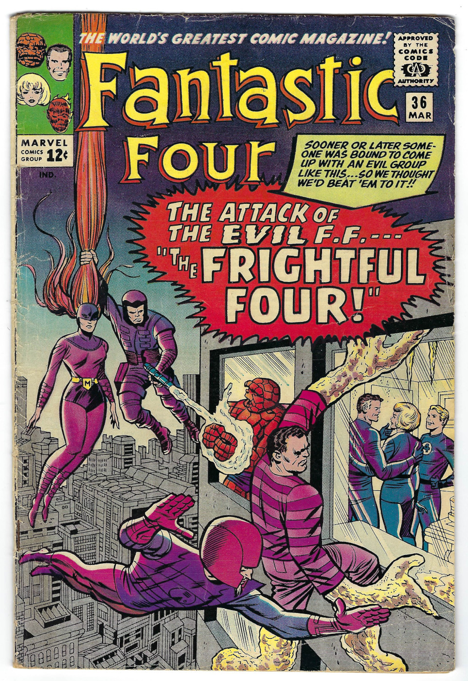 Marvel Comics Fantastic Four (1961) #36: 1st Appearance of Medusa 1