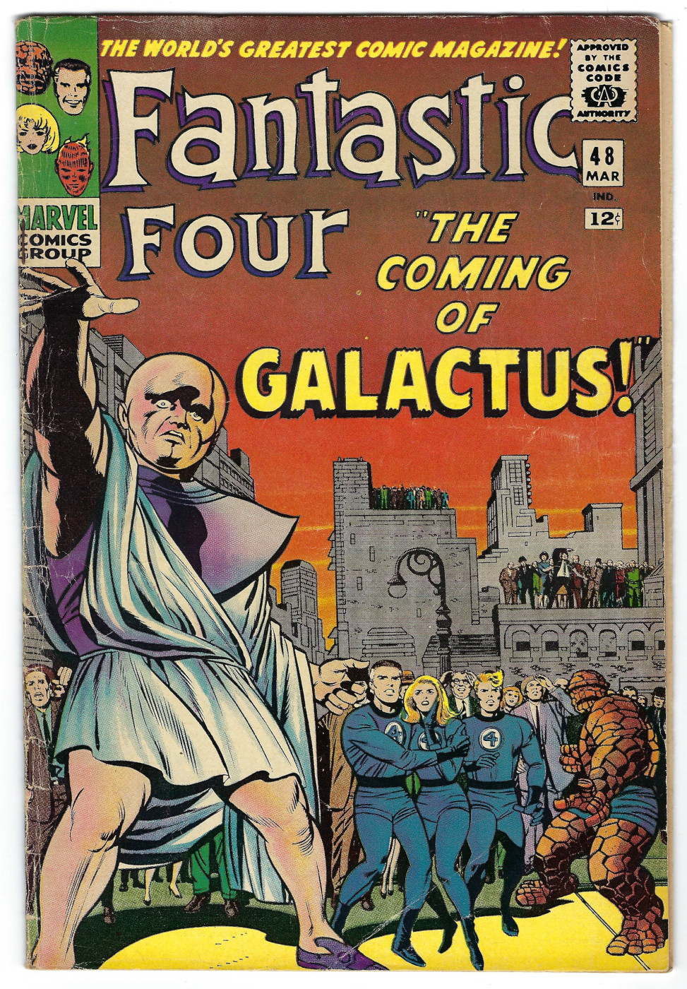 Marvel Comics Fantastic Four (1961) #48: 1st Appearance of Silver Surfer & Galactus