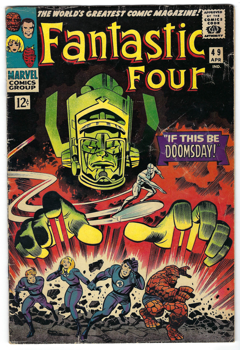 Marvel Comics Fantastic Four (1961) #49: 1st Full Appearance Galactus 1