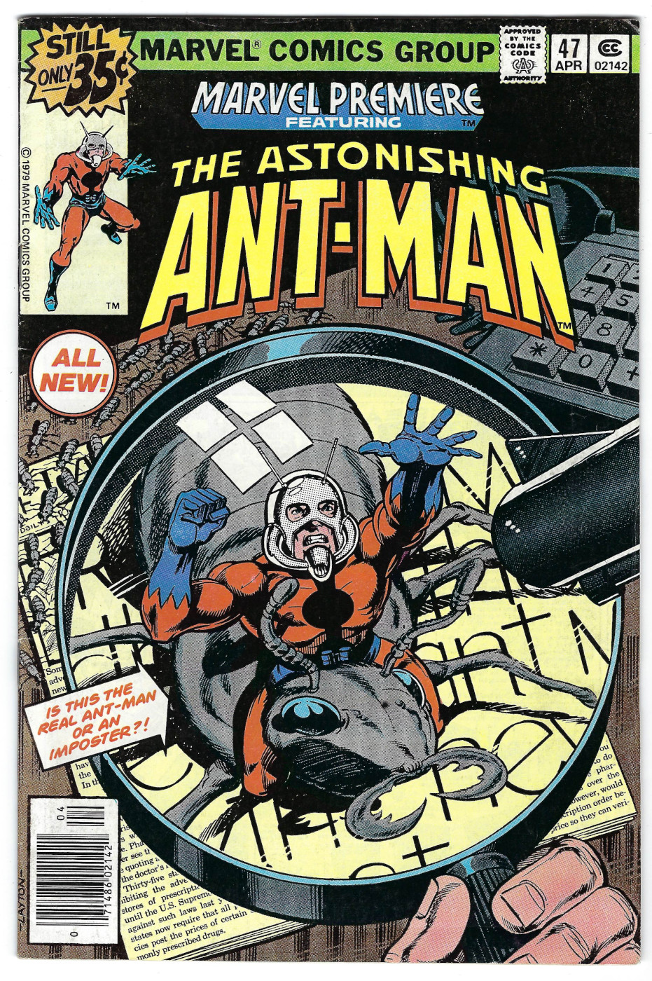 Marvel Comics Marvel Premiere #47: 1st Appearance of Scott Lang Ant-Man 1