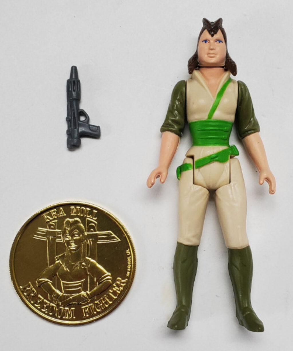 NM 1985 Kenner Star Wars Droids Kea Moll with Coin and Blaster 1