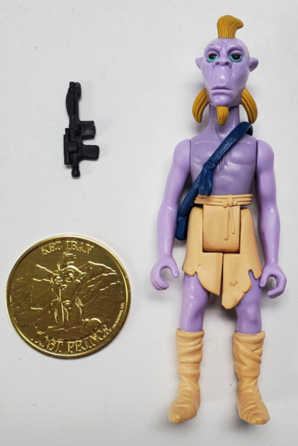 NM 1985 Kenner Star Wars Droids Kez Iban with Coin, Pistol and Satchel 1