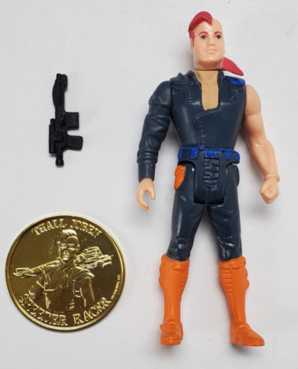 NM 1985 Kenner Star Wars Droids Thall Joben with Coin and Blaster 1