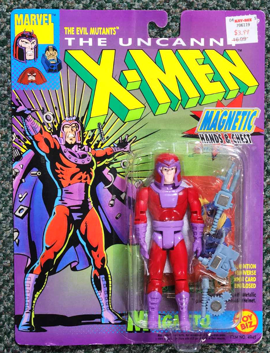 Toy Biz 1993 Uncanny X-Men Magneto Action Figure: Mint on Card