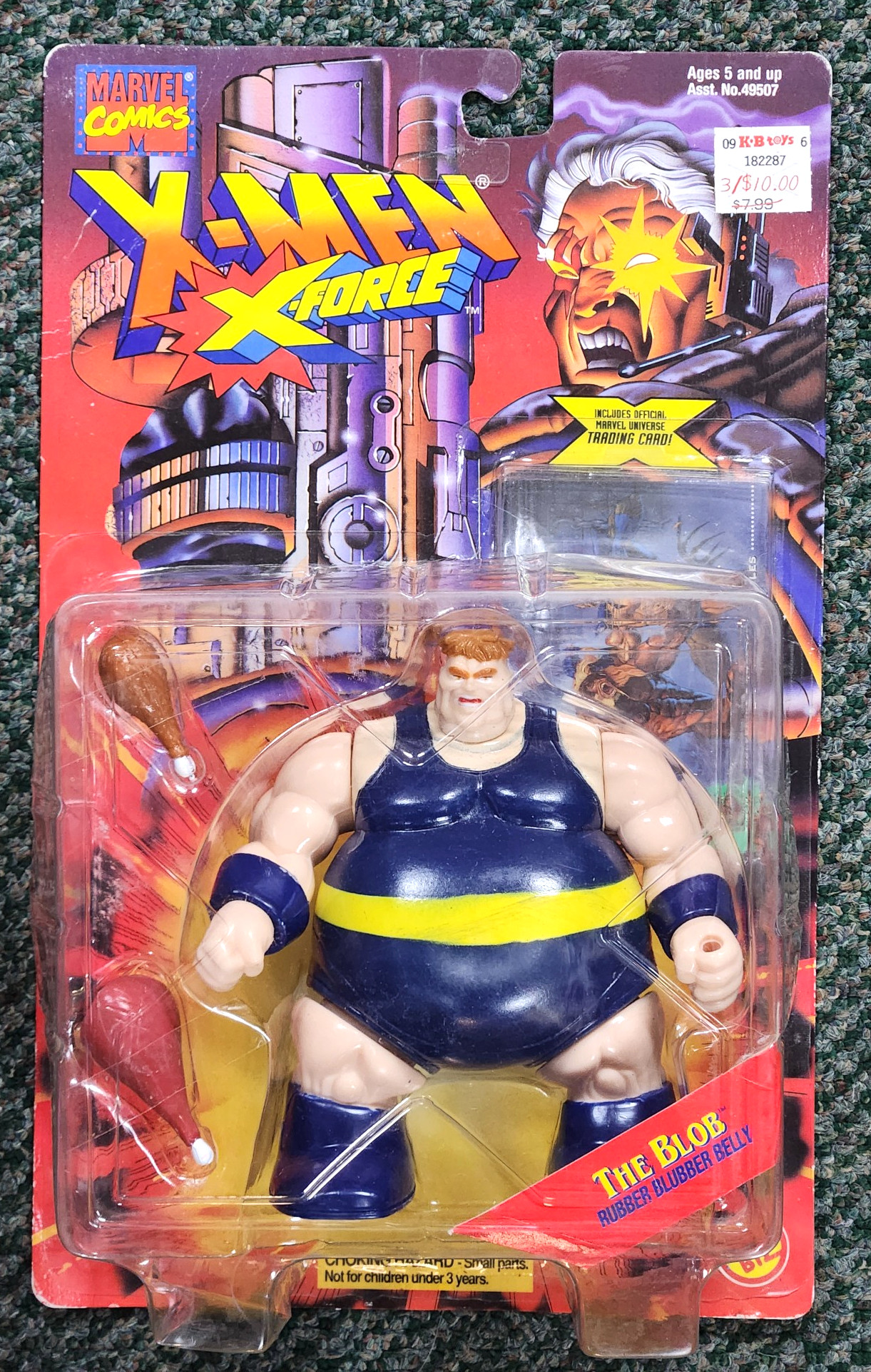 Toy Biz 1995 X-Men X-Force The Blob Action Figure: Mint on Card