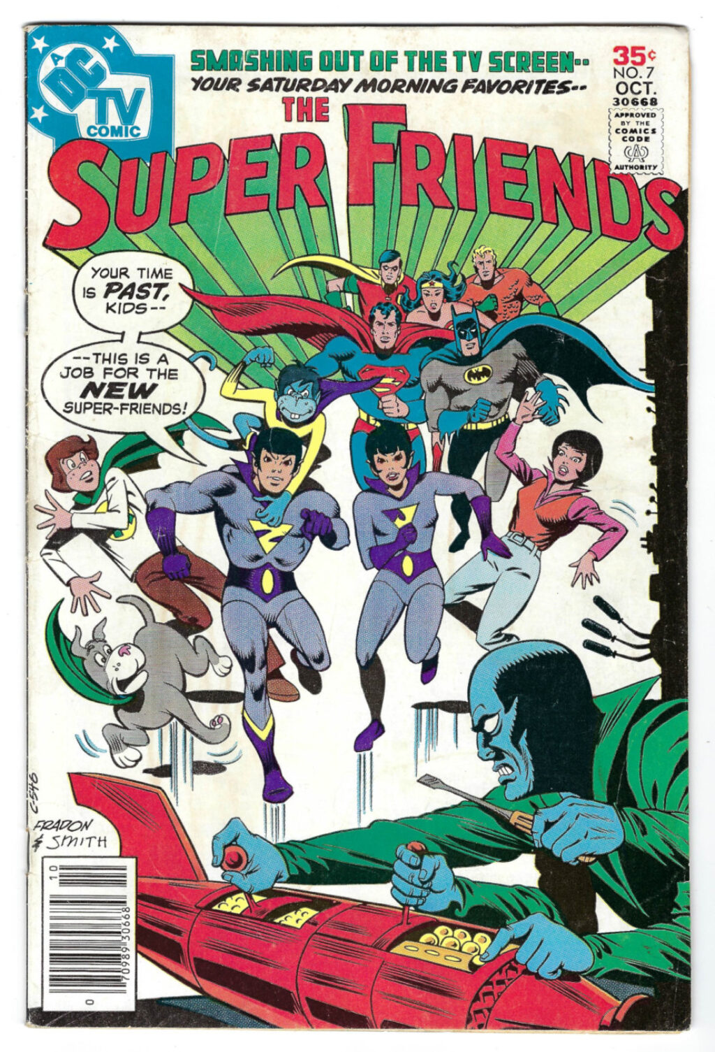 DC Comics The Super Friends (1977) #7: 1st Appearance and Wonder Twins 1