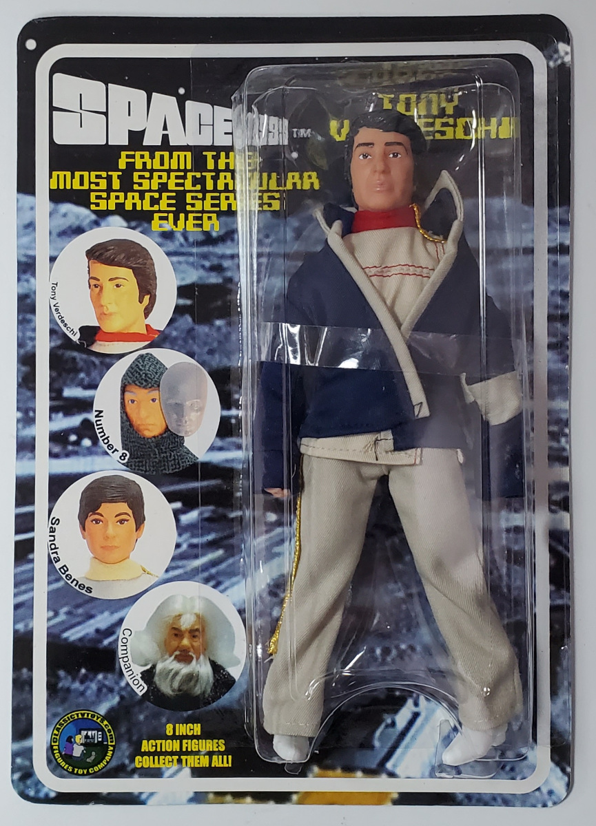 MOC Figures Toy Company Space: 1999 Tony Verdeschi Series 3 Action Figure on Sealed Card 1