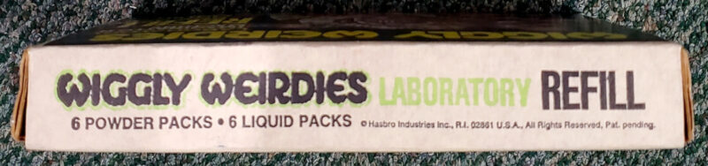 1976 Hasbro Wiggly Weirdies Laboratory Imagination Machine Refill Powder and Liquid Packs in the Box 3