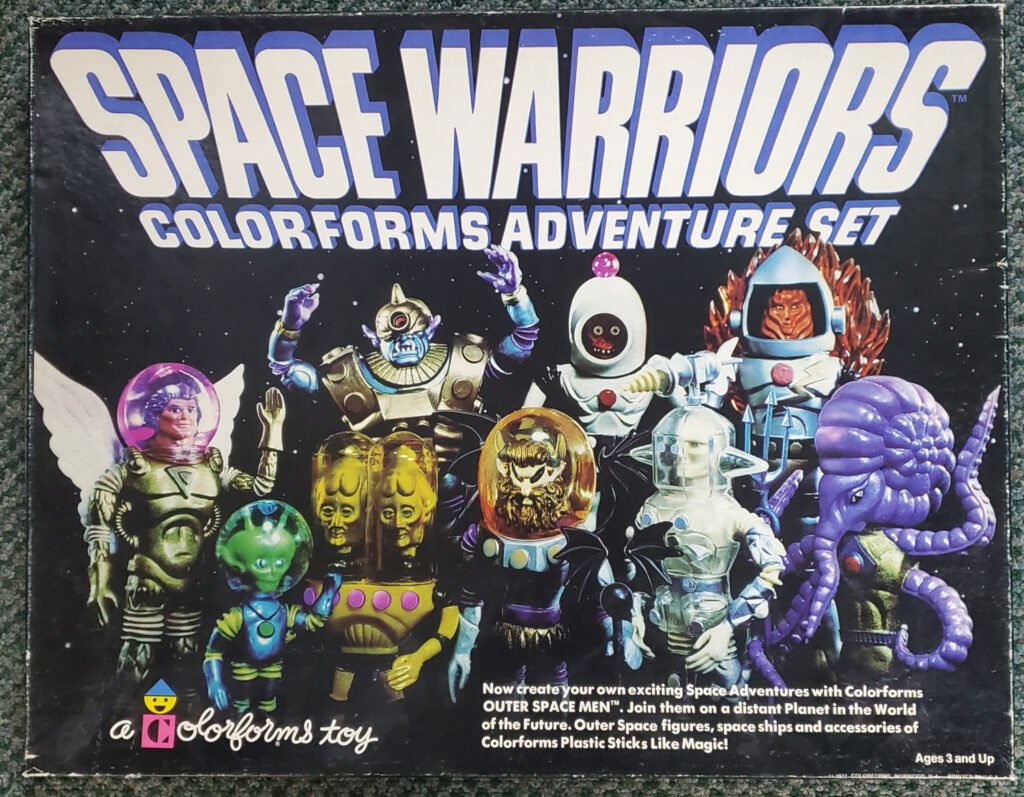 1977 Space Warriors Colorforms Adventure Set in the Box 1