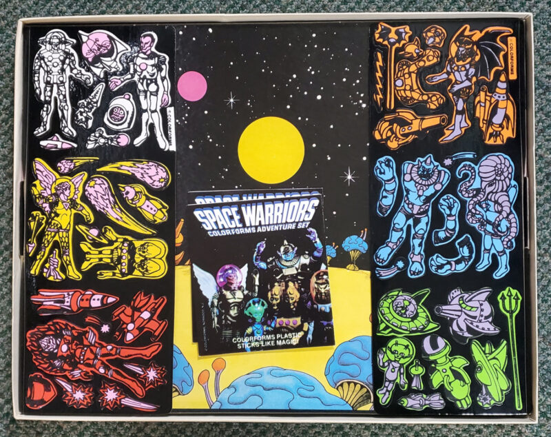 1977 Space Warriors Colorforms Adventure Set in the Box 2