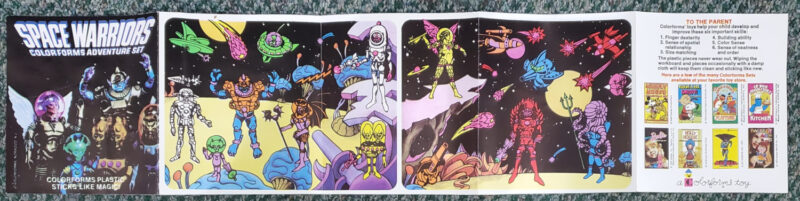 1977 Space Warriors Colorforms Adventure Set in the Box 4