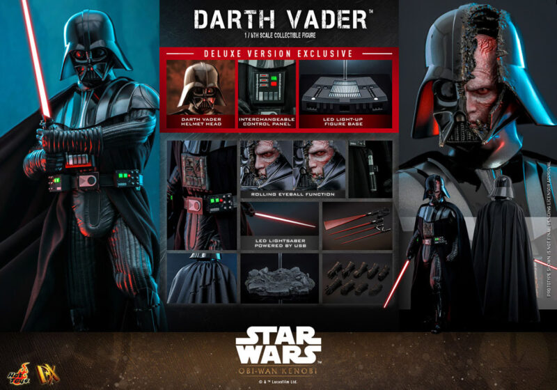 Hot Toys Star Wars Obi-Wan Kenobi Darth Vader Deluxe 1:6 Scale Figure 3