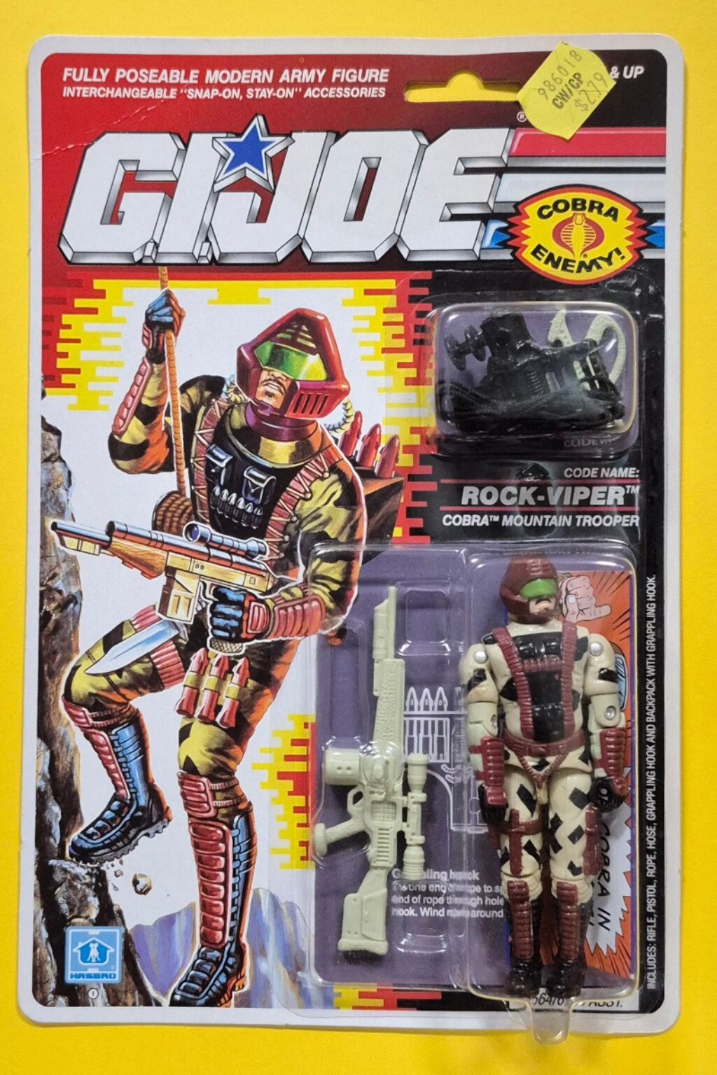 MOC 1989 Hasbro G.I. Joe ARAH Rock-Viper Factory Sealed 1