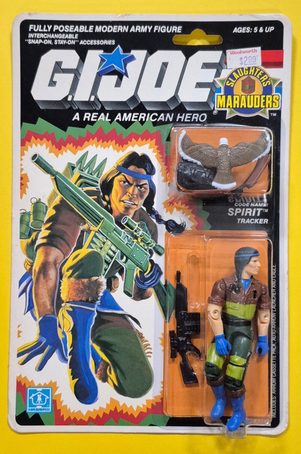 MOC 1989 Hasbro G.I. Joe ARAH Slaughter's Marauders Spirit Factory Sealed 1