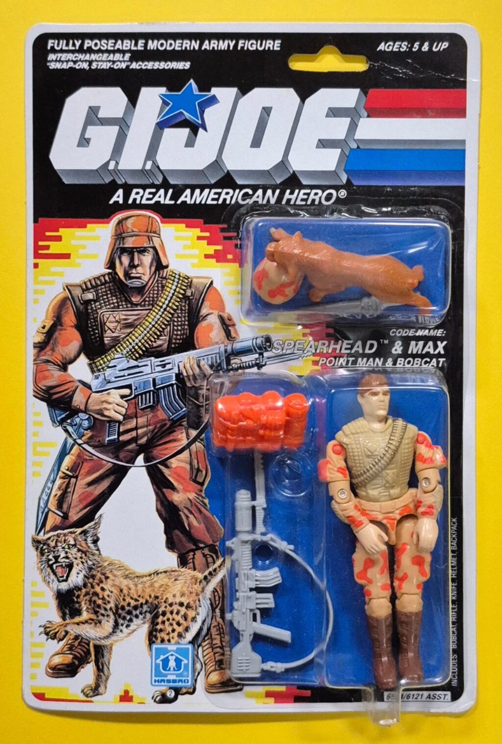 MOC 1988 Hasbro G.I. Joe ARAH Spearhead & Max Factory Sealed 1