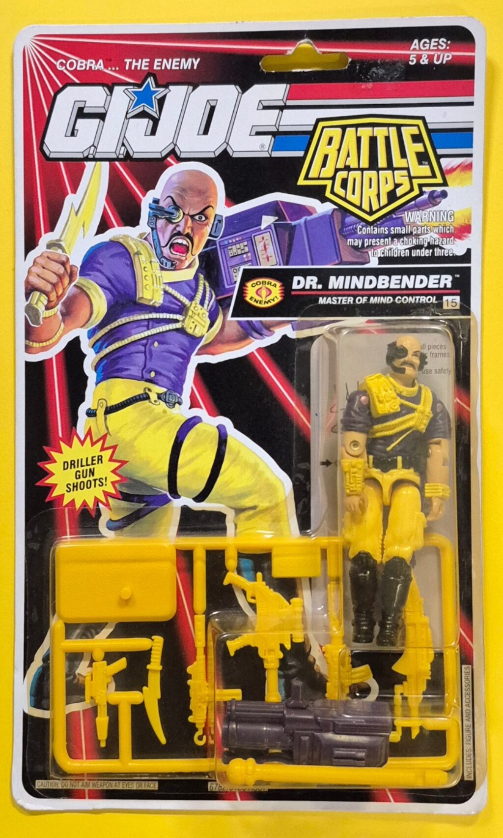 MOC 1992 Hasbro G.I. Joe ARAH Battle Corps Dr. Mindbender Factory Sealed 1