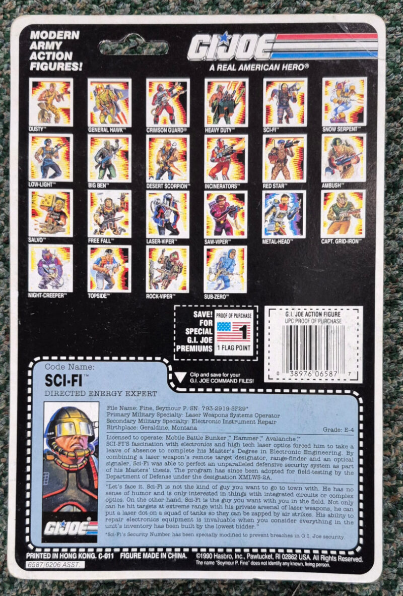 MOC 1990 Hasbro G.I. Joe ARAH V2 Sci-Fi Factory Sealed 2