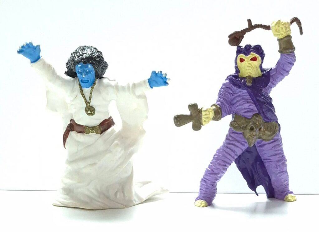 1984 LJN Advanced Dungeons & Dragons Sinister Spectre and Lich PVC Figure Set 1