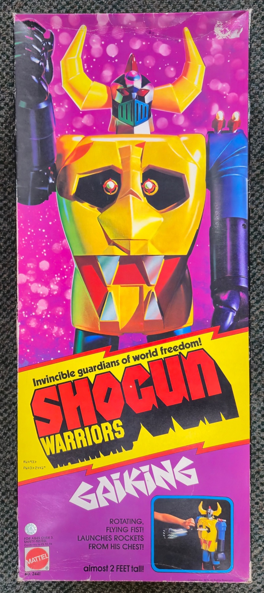 1978 Mattel Shogun Warriors Gaiking 24" Figure - Complete in Box 1