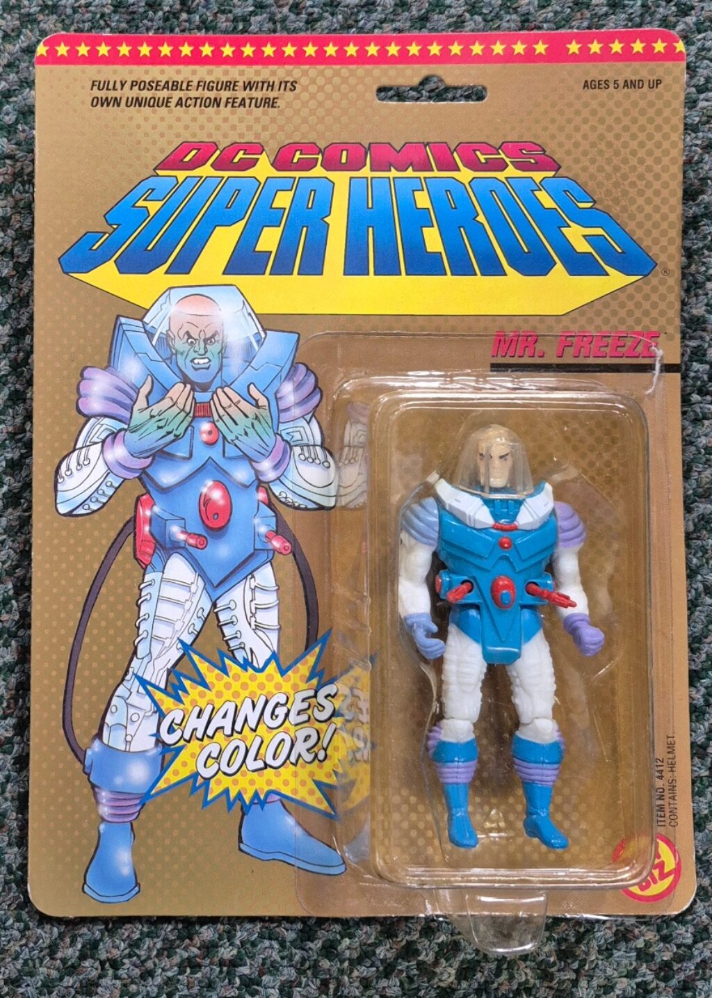 Toy Biz DC Comics Super Heroes Mr. Freeze Action Figure: Mint on Card 1